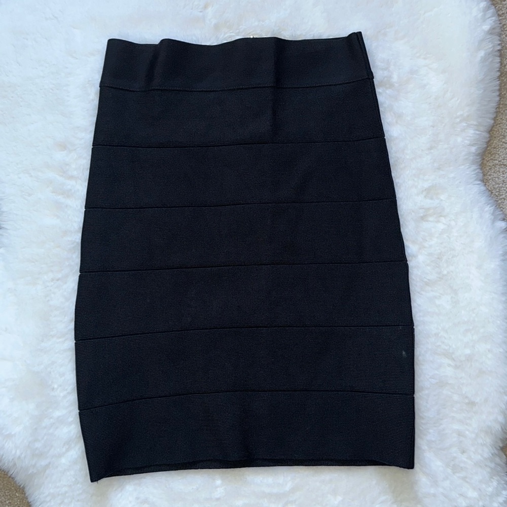 Black bandage skirt